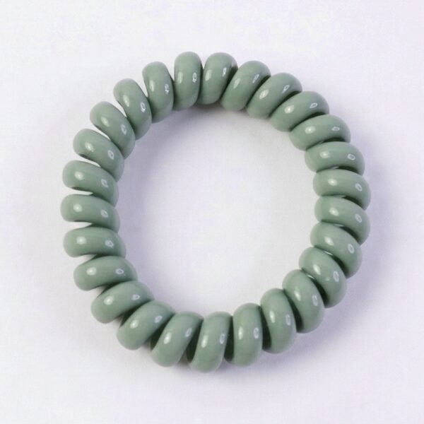 Soft Stretchable Telephone Wire Hair Bands – No Crease & Waterproof