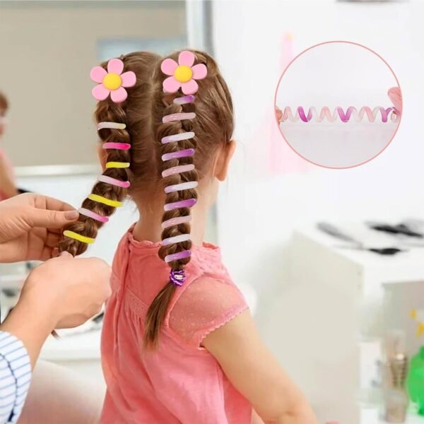 Telephone Wire Hairbands for Kids – Colourful & Gentle | Calm & Curl