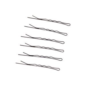 Medium Black Hair Bobby Pins – Strong Non-Slip Grip Set