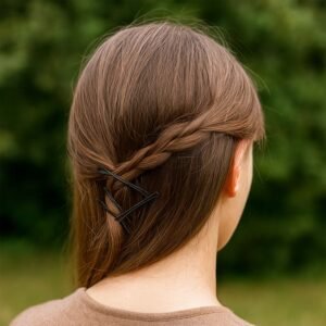 Medium Black Hair Bobby Pins – Strong Non-Slip Grip Set