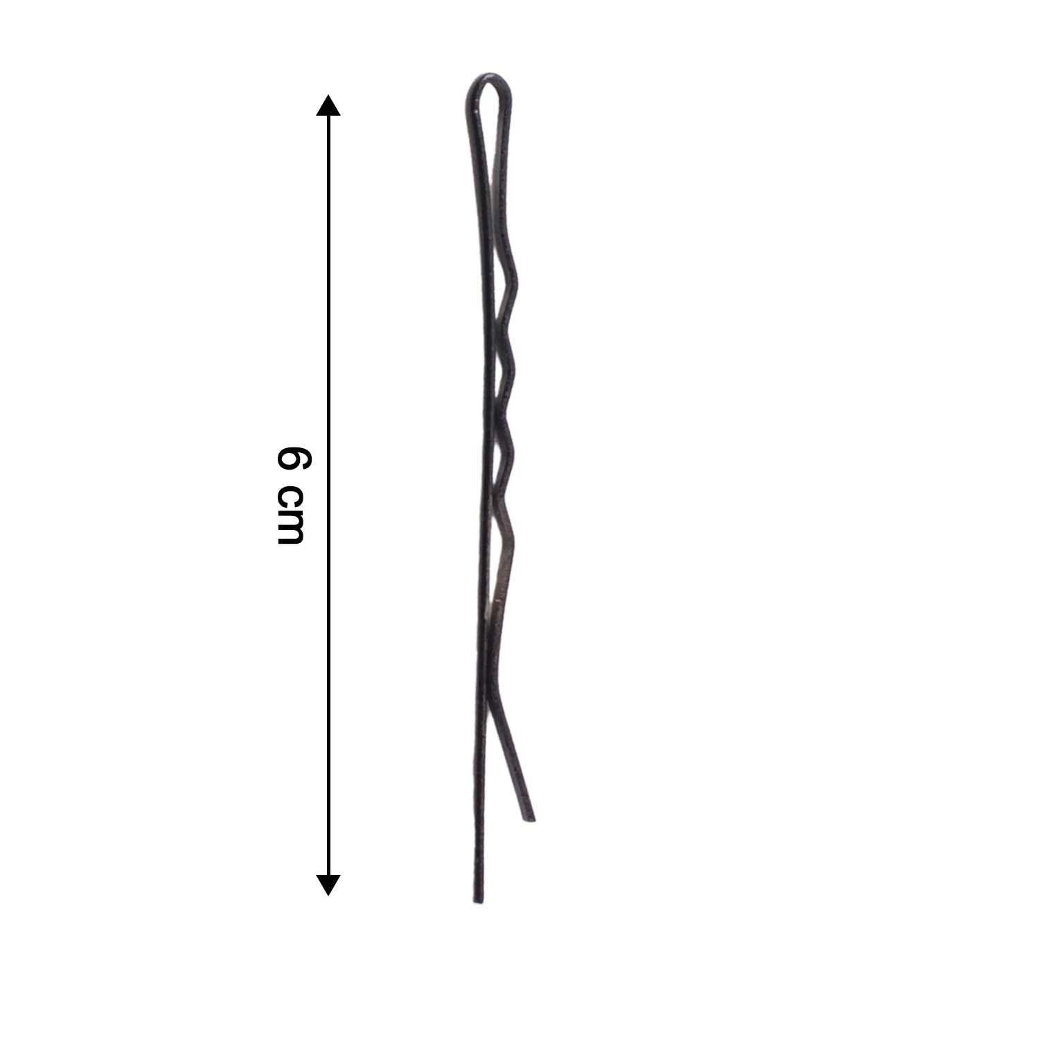 Big Black Hair Bobby Pins – Strong Non-Slip Grip Set of 24