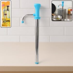 Oil Pump Dispenser – Manual Stainless Steel Kitchen Tool