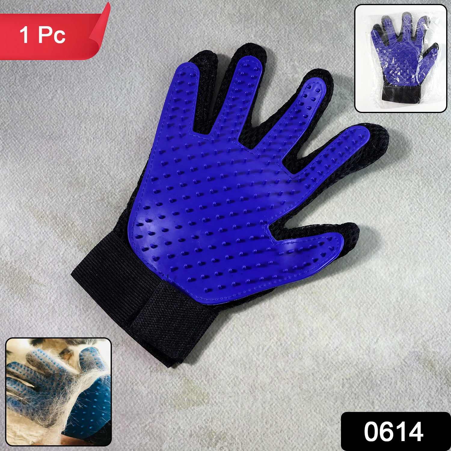 handgloves-WSKU-01 Pet Deshedding Glove – Gentle Grooming | Velvet Wipe