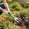 handrake-06 3 Prong Garden Hand Cultivator Fork Stainless Steel Tool Ergonomic Handle (1 Pc)