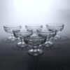 Glass Ice Cream Dessert Bowls – Elegant 6-Piece Set