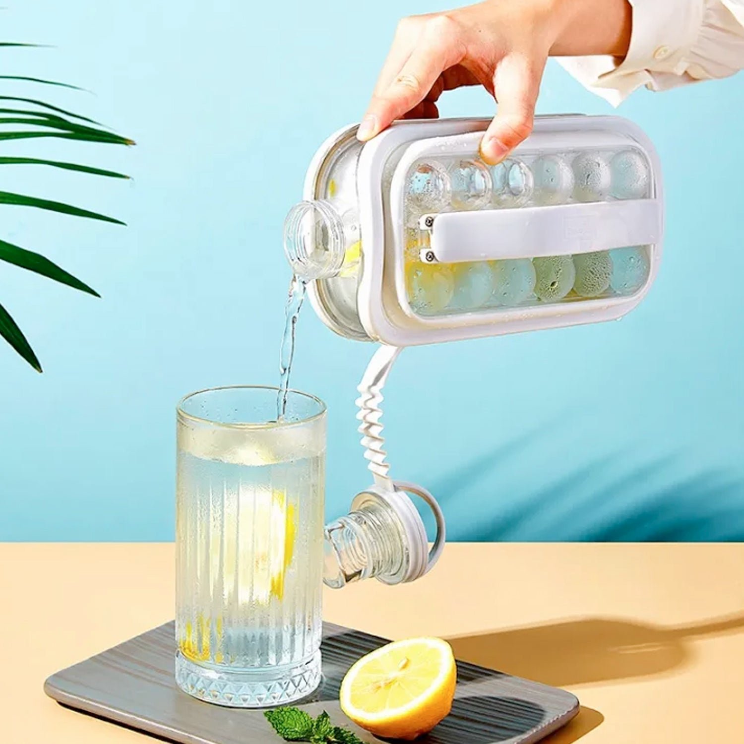 Foldable Ice Tray – 2-in-1 Ice Ball Maker & Bottle | ChefAura