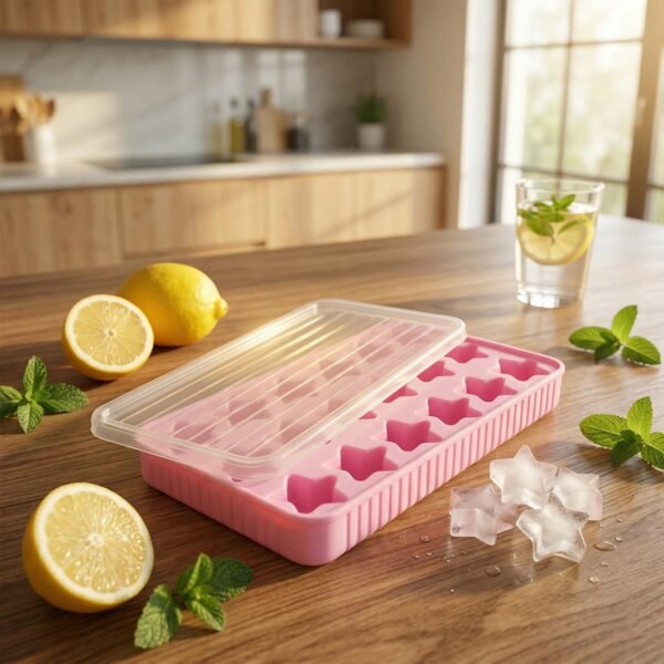 Star Shape Ice Cube Tray with Lid – Creative & Multipurpose