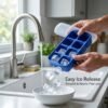 Multipurpose Square Ice Cube Tray – Durable & Reusable with Lid