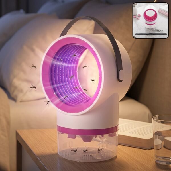 Electric USB Mosquito Killer Lamp – Portable Suction Trap for Home