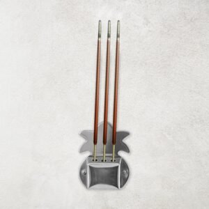 Wall-Mount Incense Stick Holders – Durable Metal Agarbatti Stand (3 Pc)