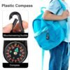 Mini Compass with Clip – Portable Outdoor Gear | Trekola