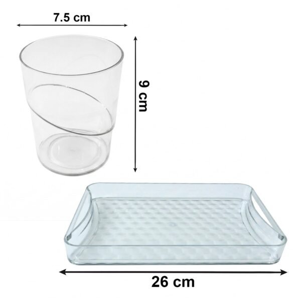 Glass Serving Set – Elegant & Multipurpose for Home Use