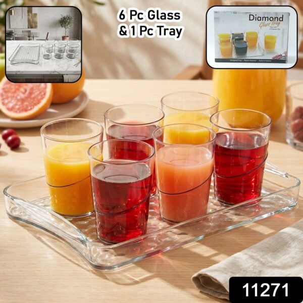 Glass Serving Set – Elegant & Multipurpose for Home Use