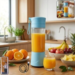 Portable USB Rechargeable Juicer Blender – Travel-Friendly & Efficient