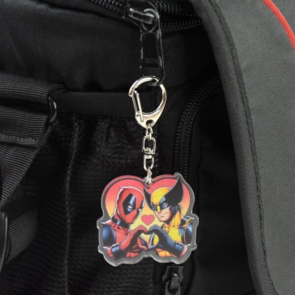 Acrylic Cartoon Character Keychain – Durable Metal Clip & Stylish Design