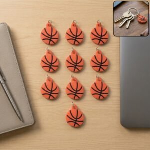 Basketball Keychain Set – Sporty and Stylish Accessories for Keys and Bags