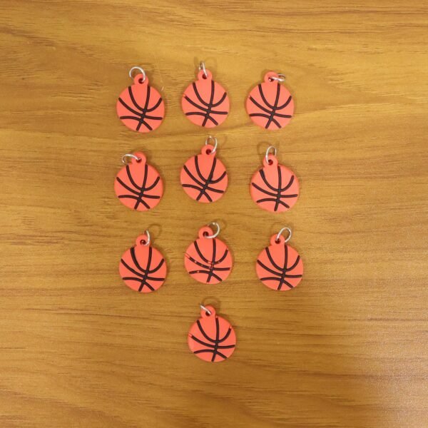 Basketball Keychain Set – Sporty and Stylish Accessories for Keys and Bags