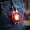 Travel LED Light Keychain Rechargeable Multifunction Mini Flashlight (1 Pc)