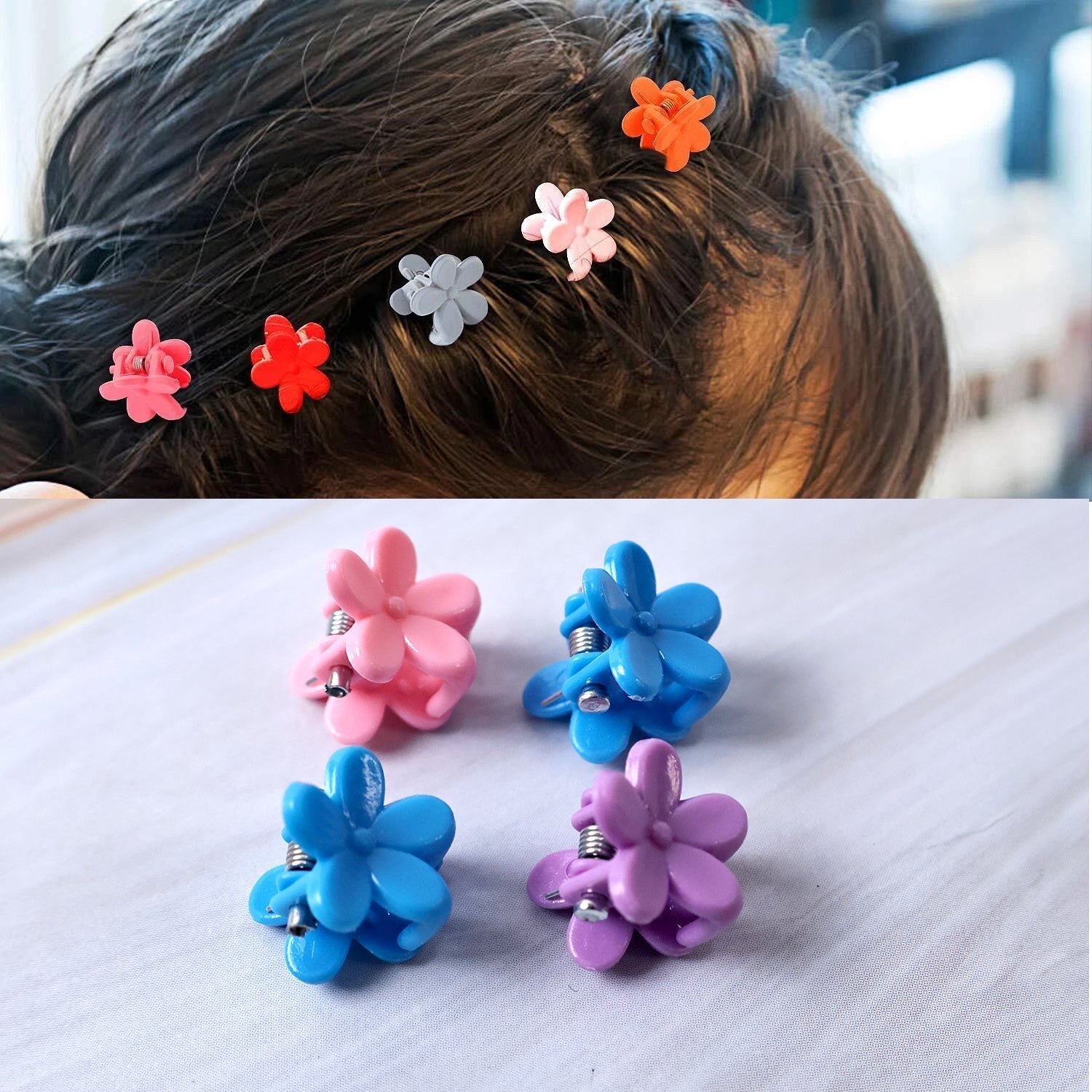 Kids Hair Accessories Set – Vibrant Mix with Storage Box