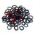 Small Hairbands – Multicolour Rubber Bands (Pack of 100) | Calm & Curl