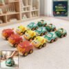 Toddler Toy Cars Set – 12-Piece Colorful Pull Back Vehicles