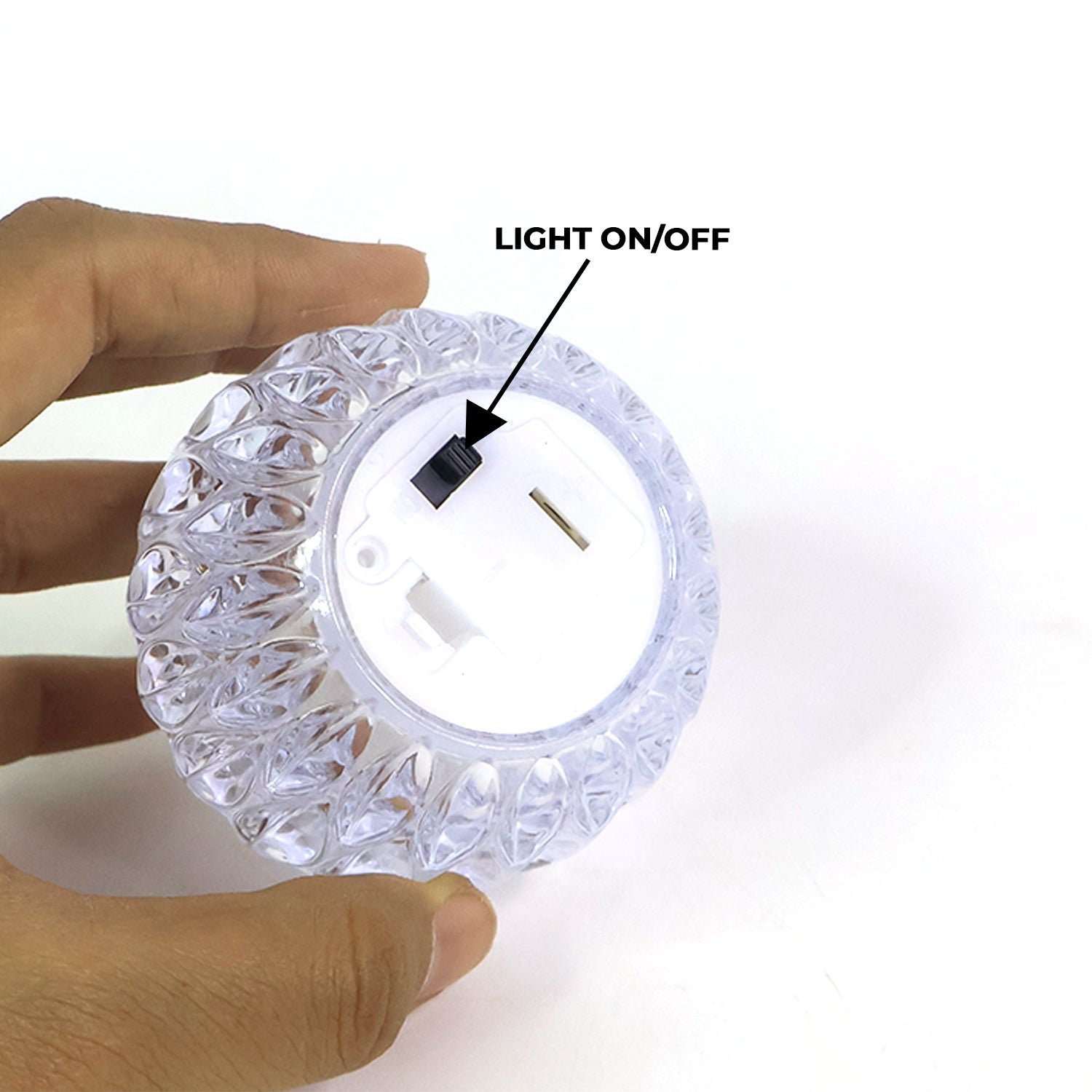 Crystal Style LED Decorative Lamps – Set of 12 Flameless Candles