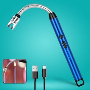 Electric Arc Lighter – USB Rechargeable with 360° Flexible Neck