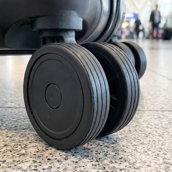 Silicone Luggage Wheel Cover Noise Reducing Protector for Suitcase (8 Pc Set)