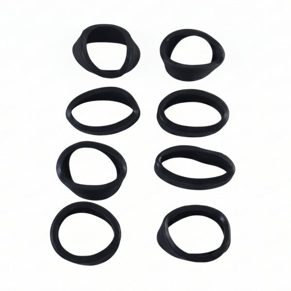 Silicone Luggage Wheel Cover Noise Reducing Protector for Suitcase (8 Pc Set)