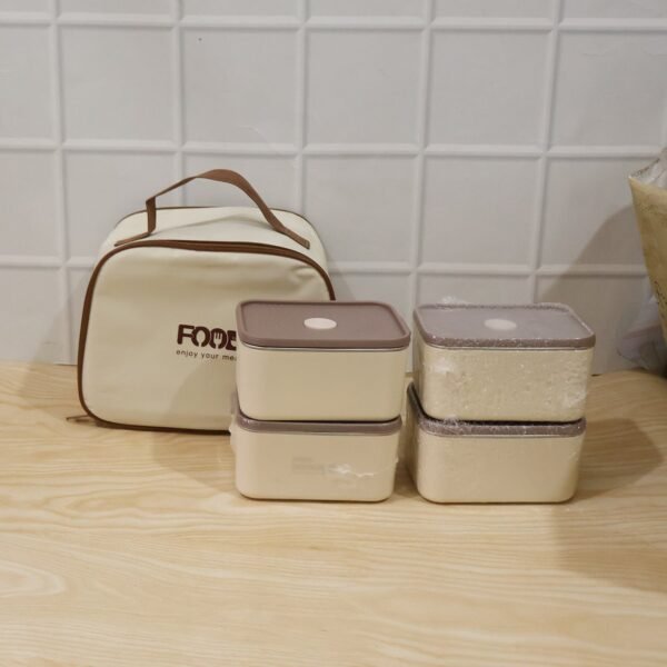 Insulated Tiffin Lunch Box Set – Keeps Food Warm & Cool