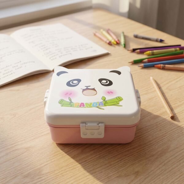 lunchbox4 Kids Lunch Box with Compartments – Panda Design & Utensils for School & Travel