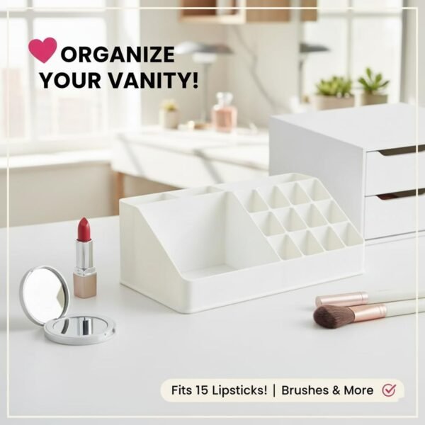 Clear Makeup Organiser – Acrylic Cosmetic Storage Box | BeautyBare