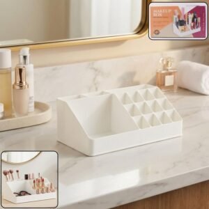 Clear Makeup Organiser – Acrylic Cosmetic Storage Box | BeautyBare