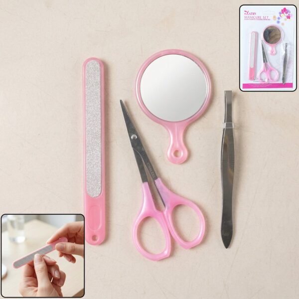 4 in 1 manicure and pedicure kit – Compact & versatile grooming set