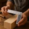 Metal Try Square Ruler Set – Durable 2-Piece Precision Tool