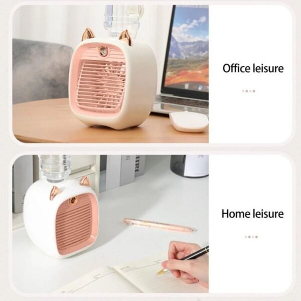 Mini Air Cooler Fan – Portable cooling & mist humidification