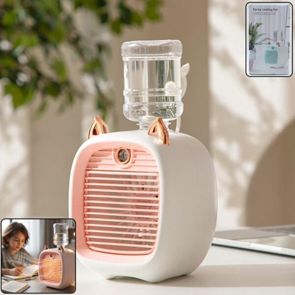 Mini Air Cooler Fan – Portable cooling & mist humidification