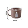 Tea Cup Set – Elegant 6-Piece Ceramic Round Serving Set
