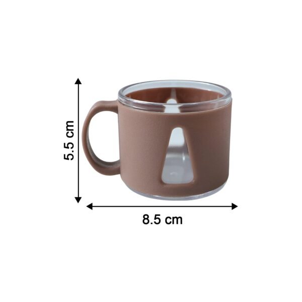 Tea Cup Set – Elegant 6-Piece Ceramic Round Serving Set