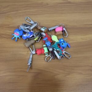 Cartoon Nail Cutter Keychain – Compact Mini Nail Clipper