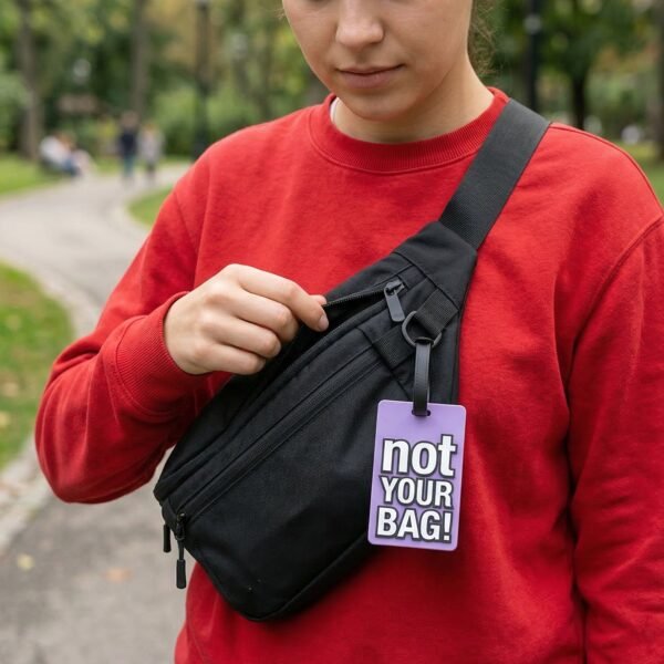Luggage Tag – Bold ‘Not Your Bag’ for Quick Identification