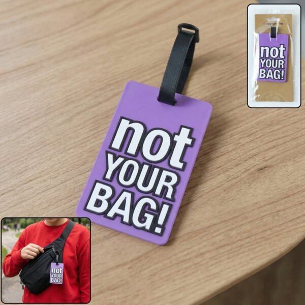 Luggage Tag – Bold ‘Not Your Bag’ for Quick Identification