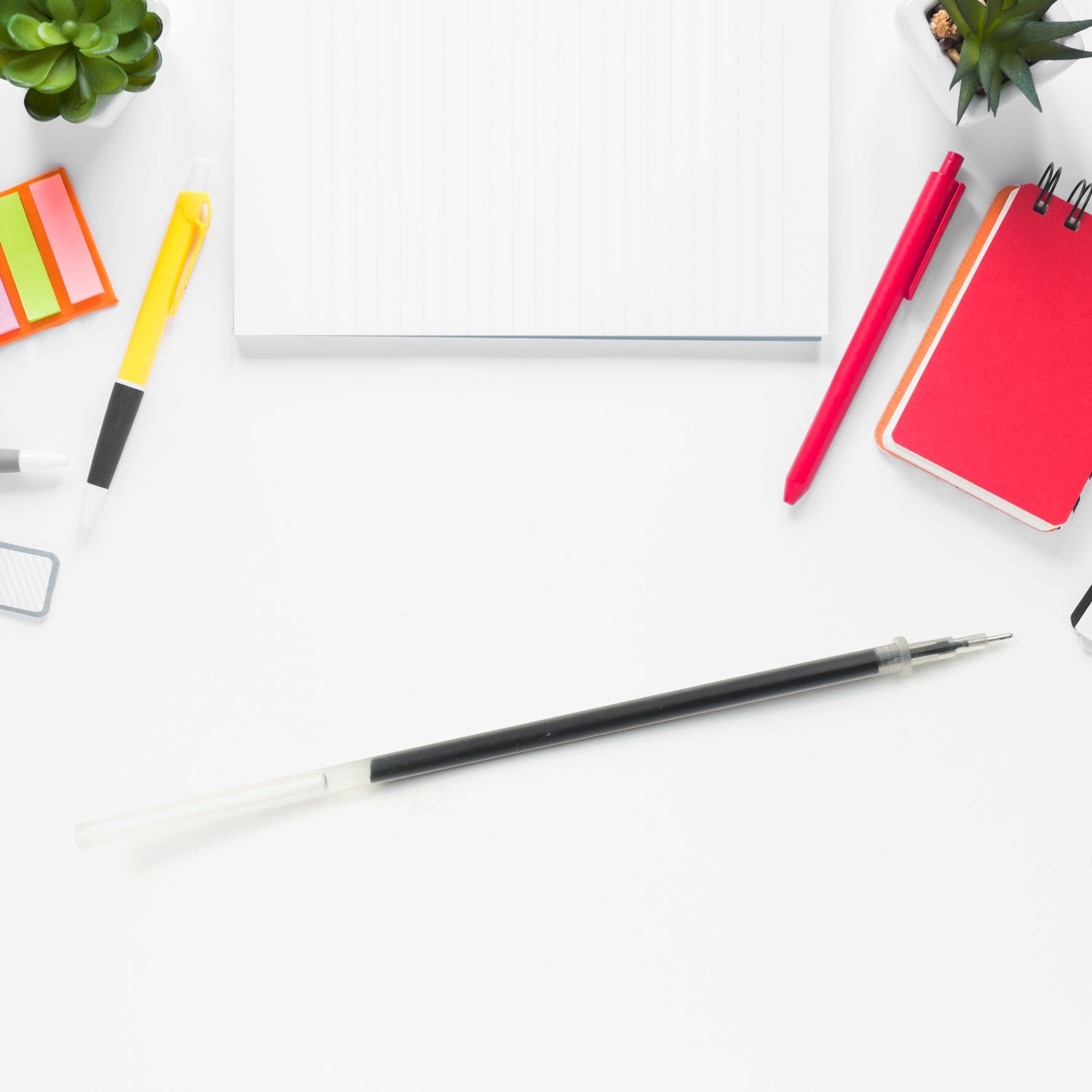 Black Pen Refill – Smooth Writing Ballpoint | InkGlow