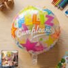 Colorful Feliz Cumpleaños Foil Balloon – Bright Birthday Decoration