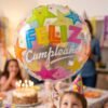 Colorful Feliz Cumpleaños Foil Balloon – Bright Birthday Decoration