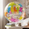 Colorful Feliz Cumpleaños Foil Balloon – Bright Birthday Decoration