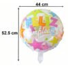 Colorful Feliz Cumpleaños Foil Balloon – Bright Birthday Decoration