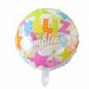 Colorful Feliz Cumpleaños Foil Balloon – Bright Birthday Decoration