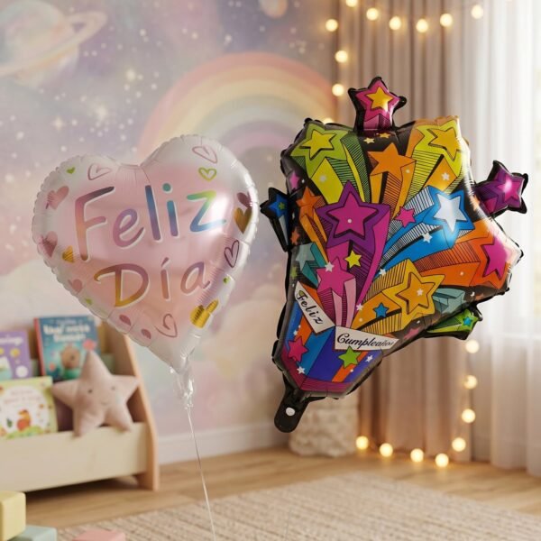 Feliz Dia Celebration Foil Balloon – Vibrant Party Decor