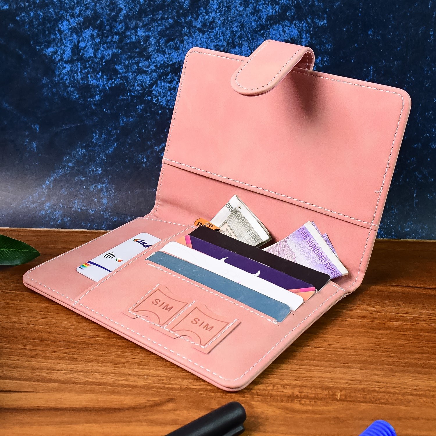 World Map Travel Passport Holder – Compact & Durable Organizer